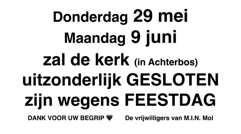 Aandacht!!!